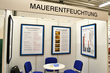 Poster für Messestand